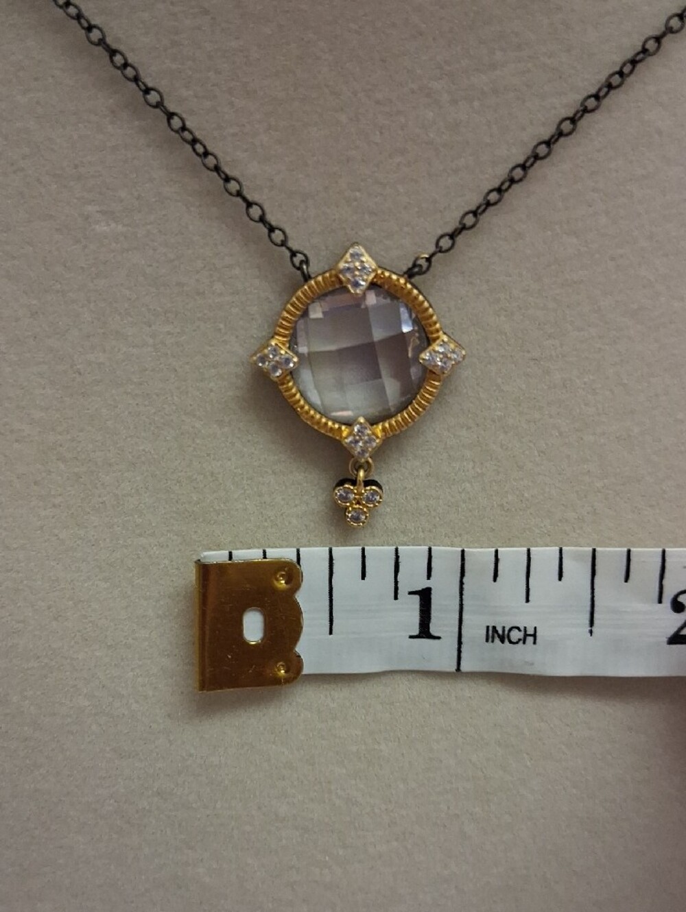 Freida Rothman Mirror Stone Necklace - Picture 6 of 7